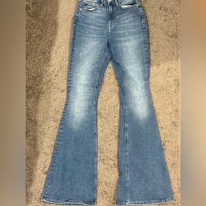 Forever 21 Light Blue Flare Jeans